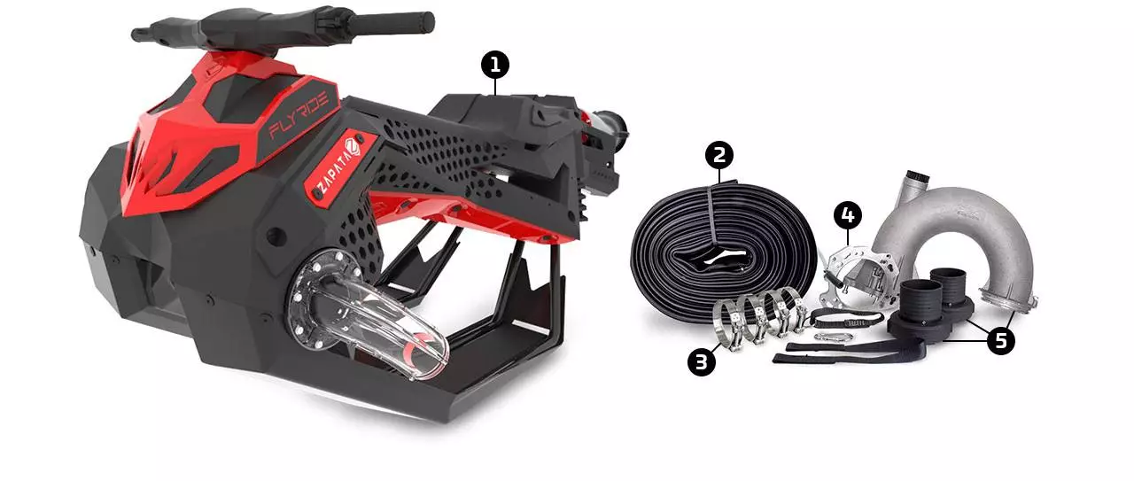 Zapata Flyride plus jet ski connection kit