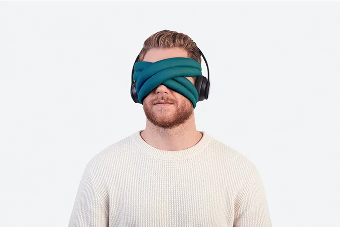 The Ostrich Pillow Loop is equal parts blindfold and pillow