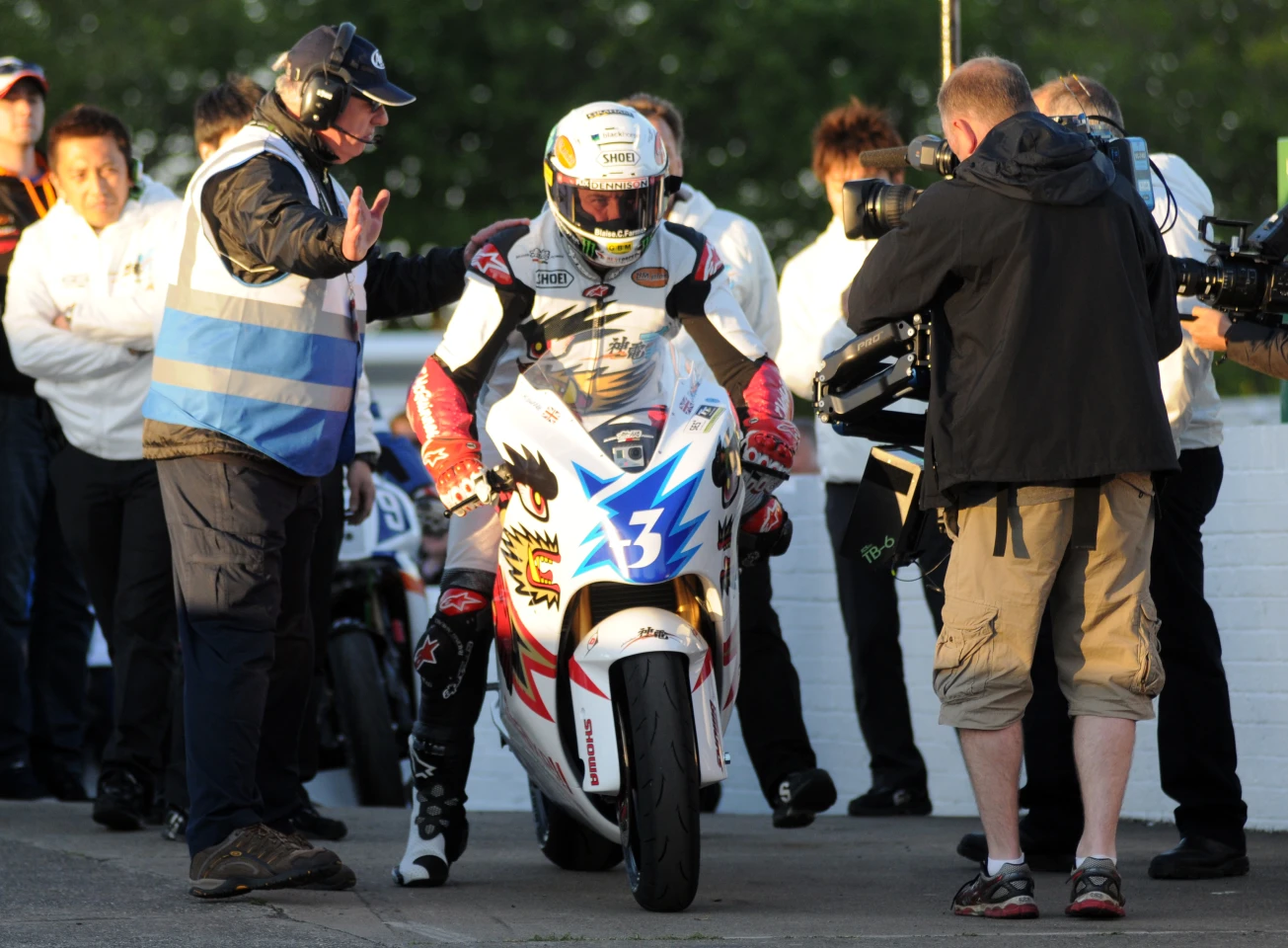 McGuinness in practice on the 2013 Mugen