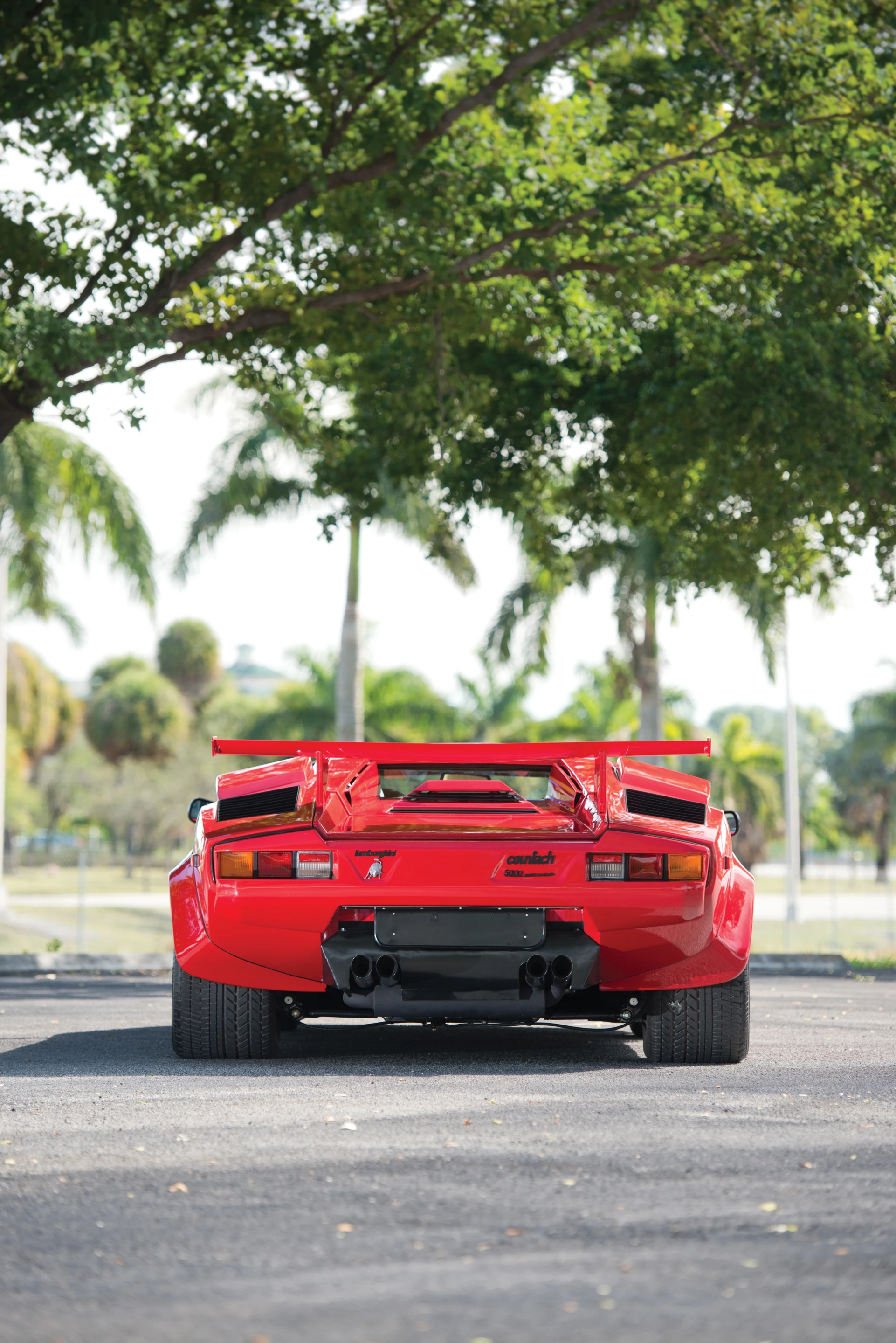 This 1986 Lamborghini Countach 5000 Quattrovalvole has had two owners from new and has covered under 9,000 kms (5,600 miles)