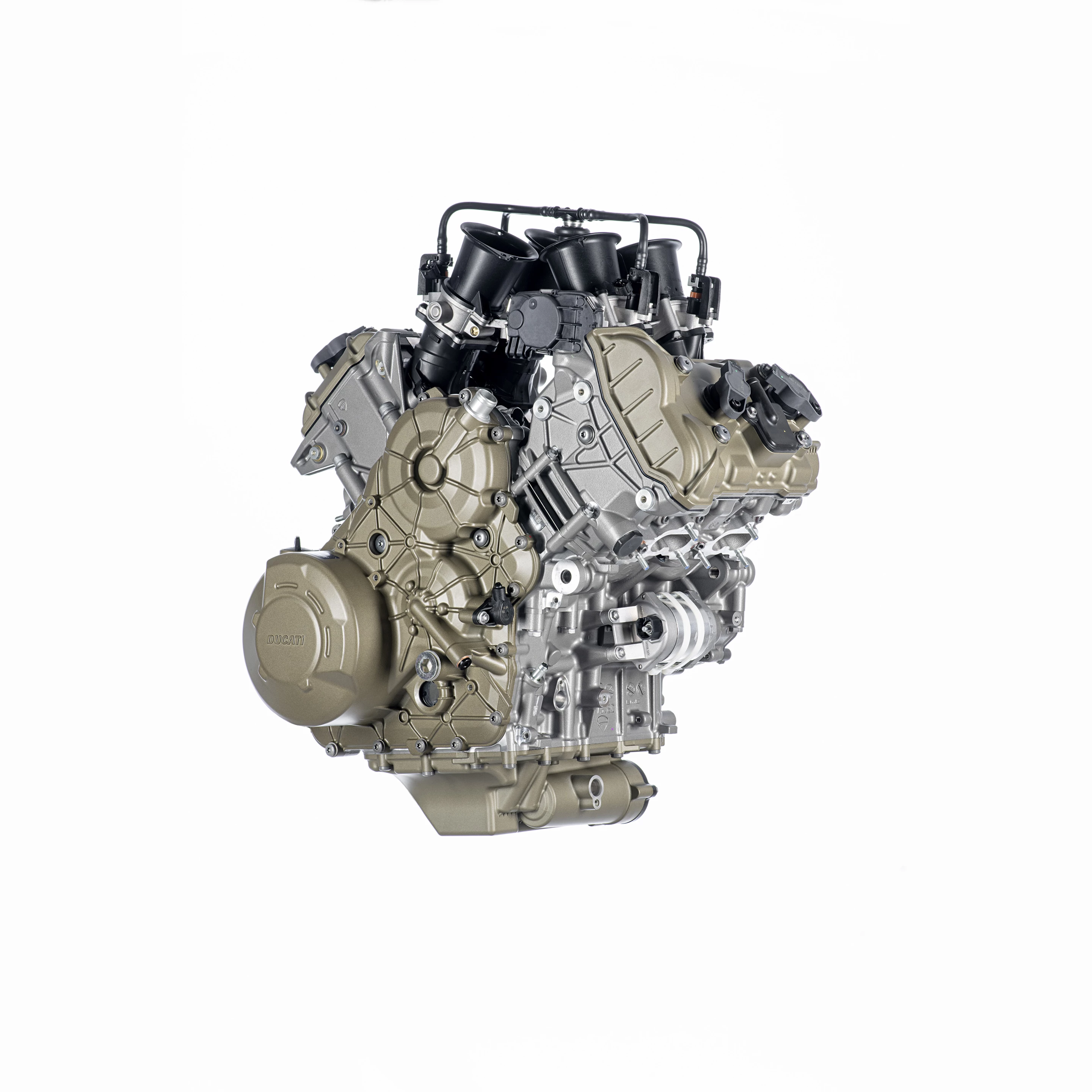 The 2021 Ducati V4 Granturismo engine
