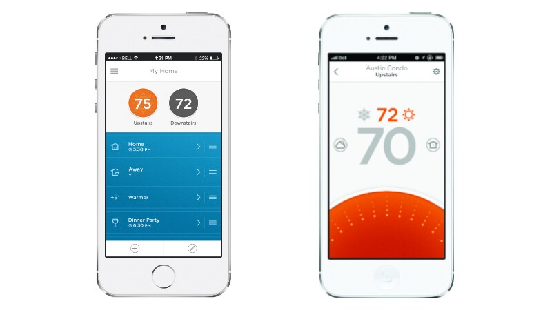 Users can control and program the Lyric thermostat wherever they are via a mobile app