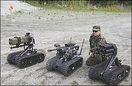 SWORDS combat robots (Photo: DoD)