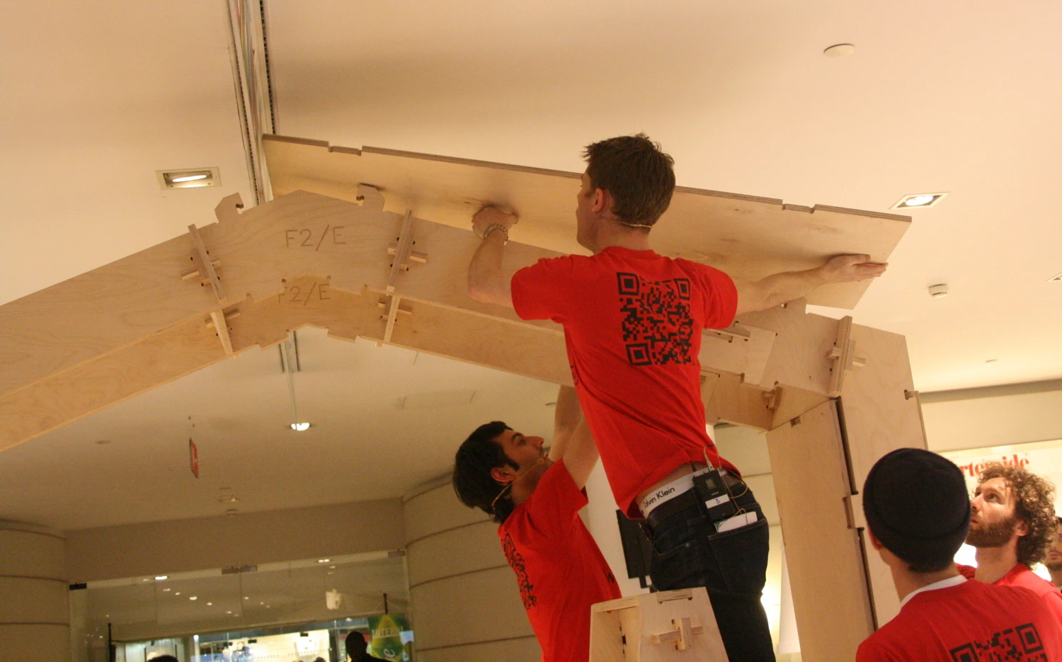 The WikiHouse during Milan Design Week 2012 (Photo: Bridget Borgobello/Gizmag)