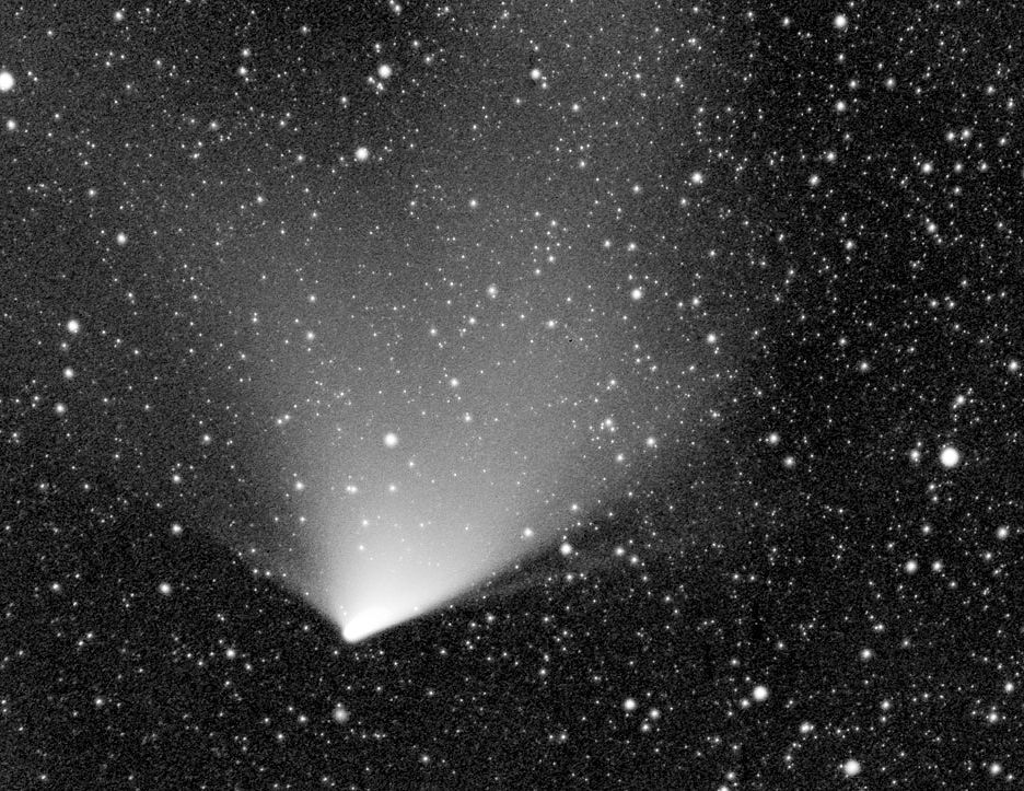 Comet PANSTARRS (C/2011/L4) as photographed from Russia on March 24, 2013 (Photo: S. Korotkiy)
