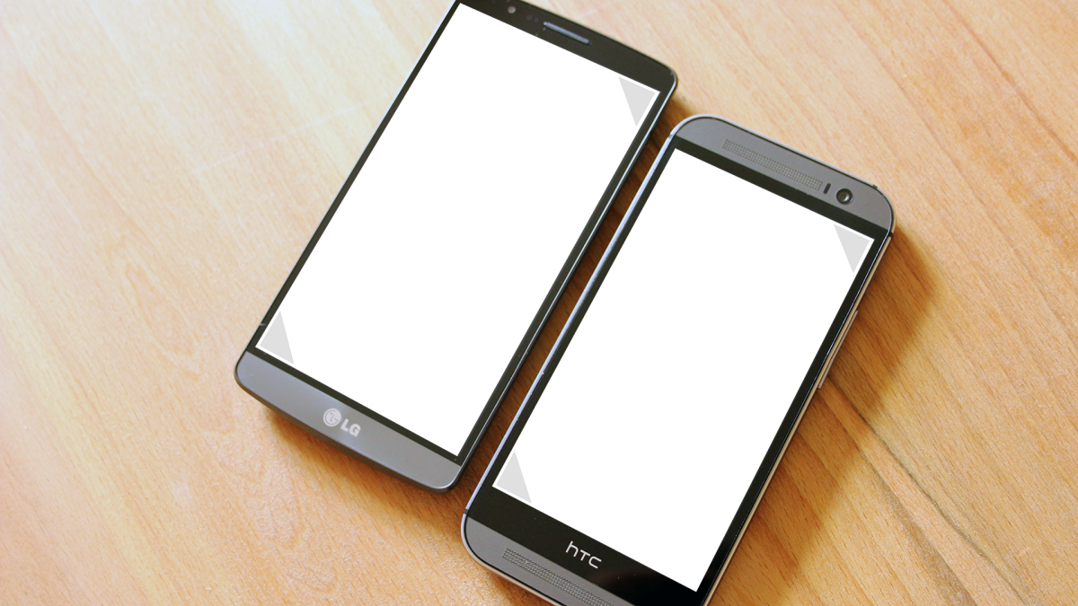 You get significantly more screen real estate with the G3 than the HTC One (M8)