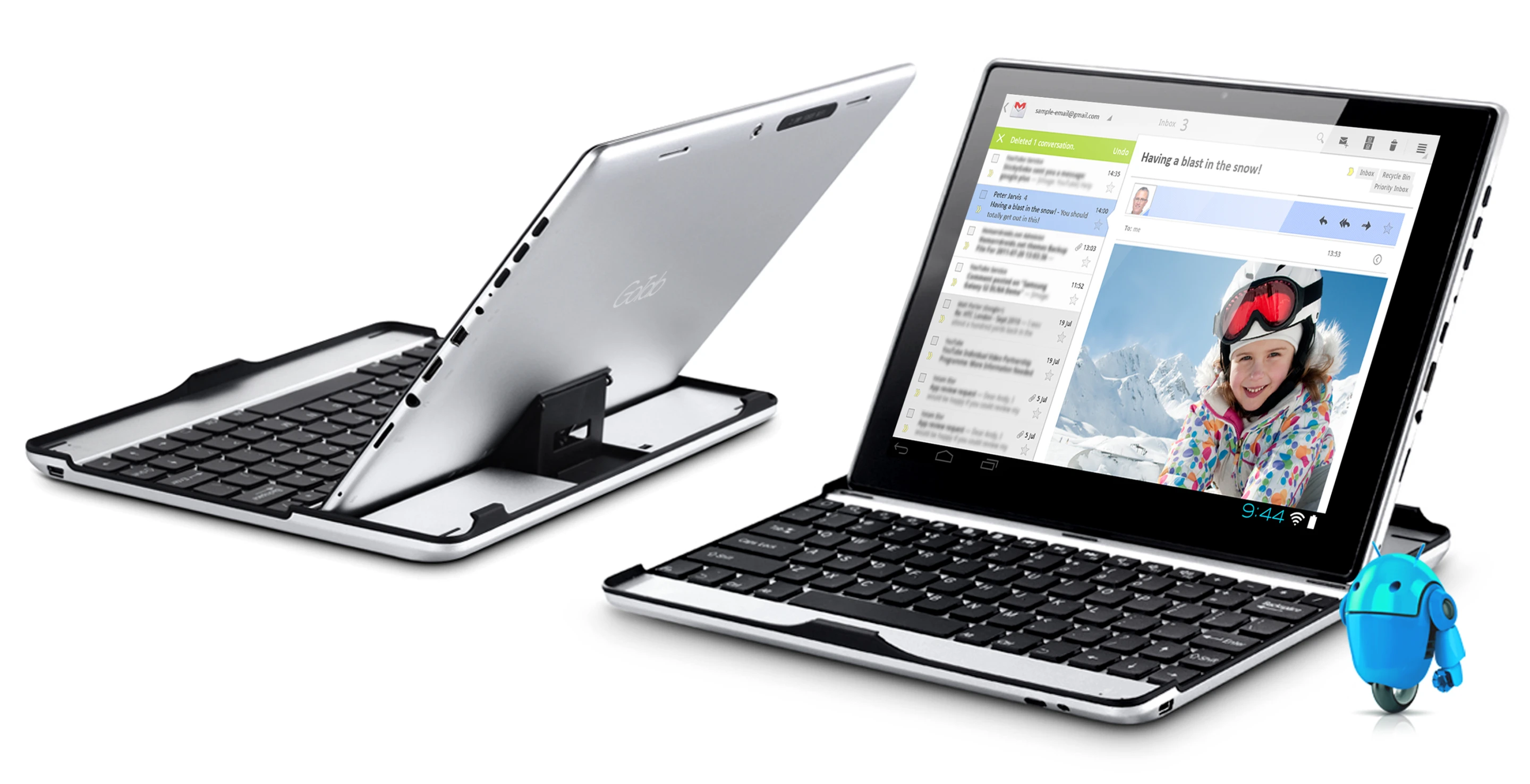There's built-in 802.11b/g/n Wi-Fi and Bluetooth, HDMI and USB connectivity