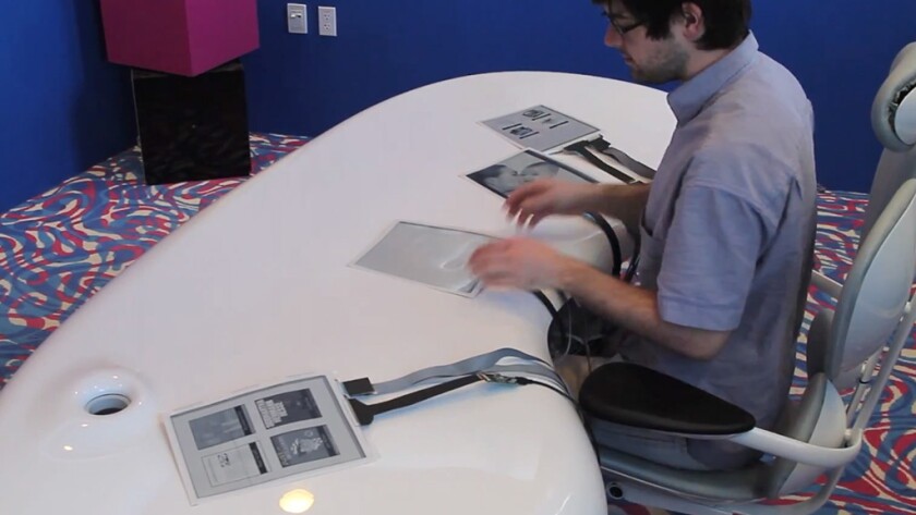 PaperTabs keep track of their location respective to other PaperTabs and the user
