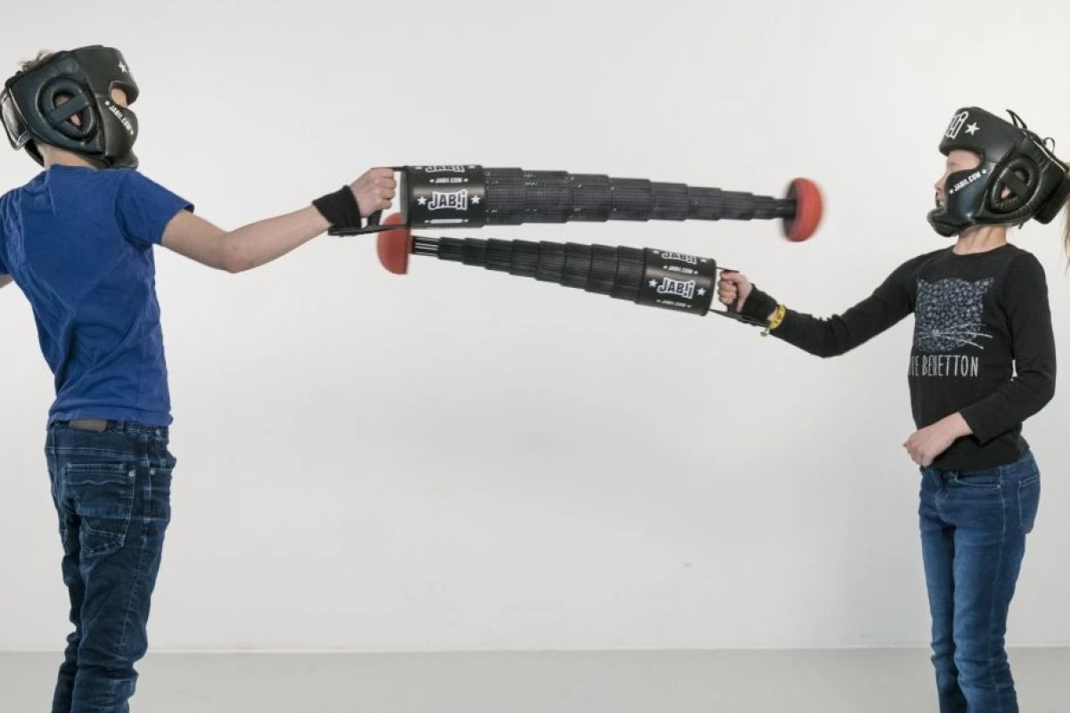 Jabbi is a "friendly boxing game" designed to get kids off the couch