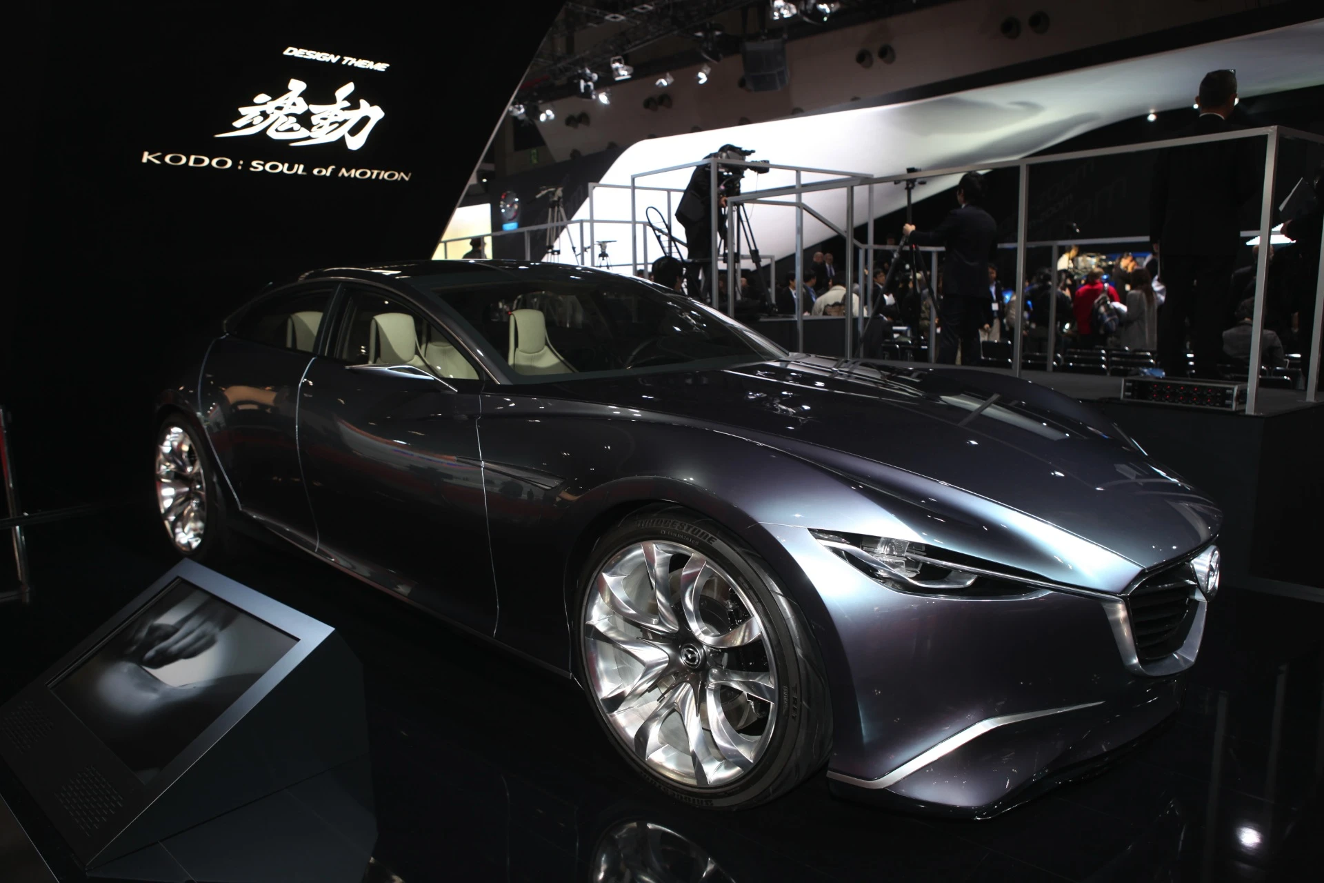 Mazda's TAKERI concept car at the 2011 Tokyo Motor Show