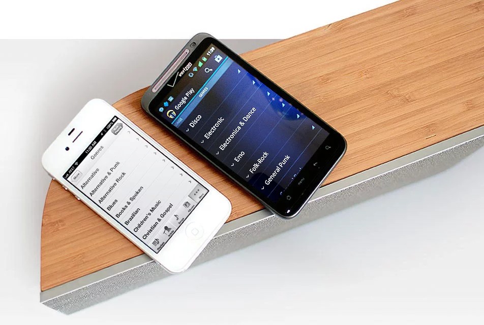 The Wren V5US is billed as the first wireless speaker to combine officially certified versions of DTS Play-Fi, Apple's AirPlay and aptX Bluetooth