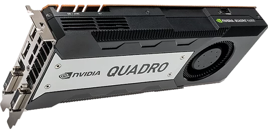 Nvidia Quadro K6000 angled view