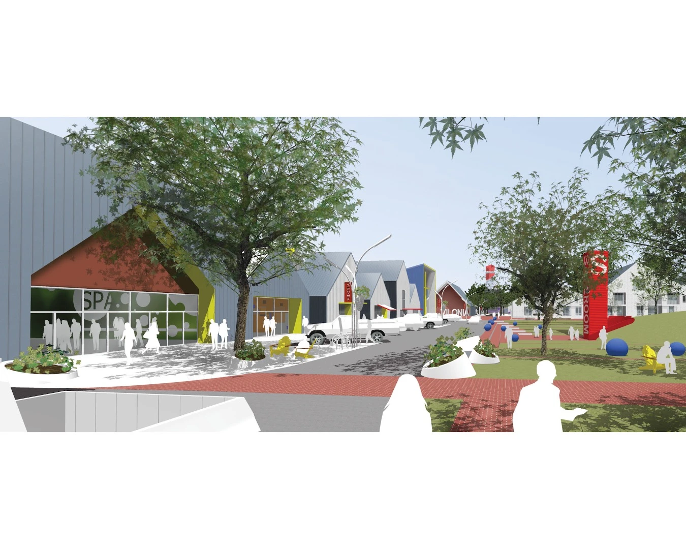 The Reinventing Vilonia project was designed by the University of Arkansas Community Design Center