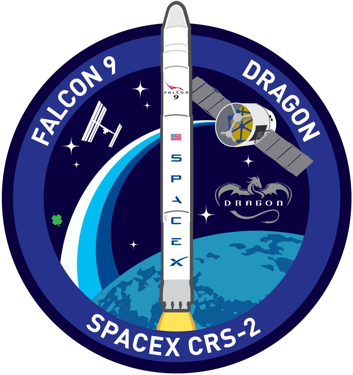 CRS-2 mission patch