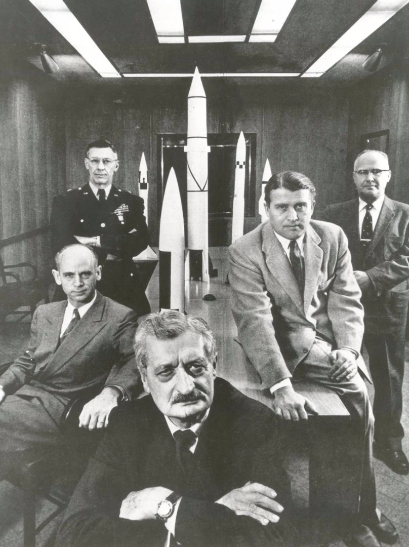 Hermann Oberth and the ABMA team