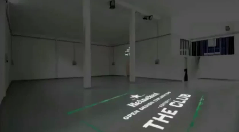 Heineken's futuristic night club started with an empty space