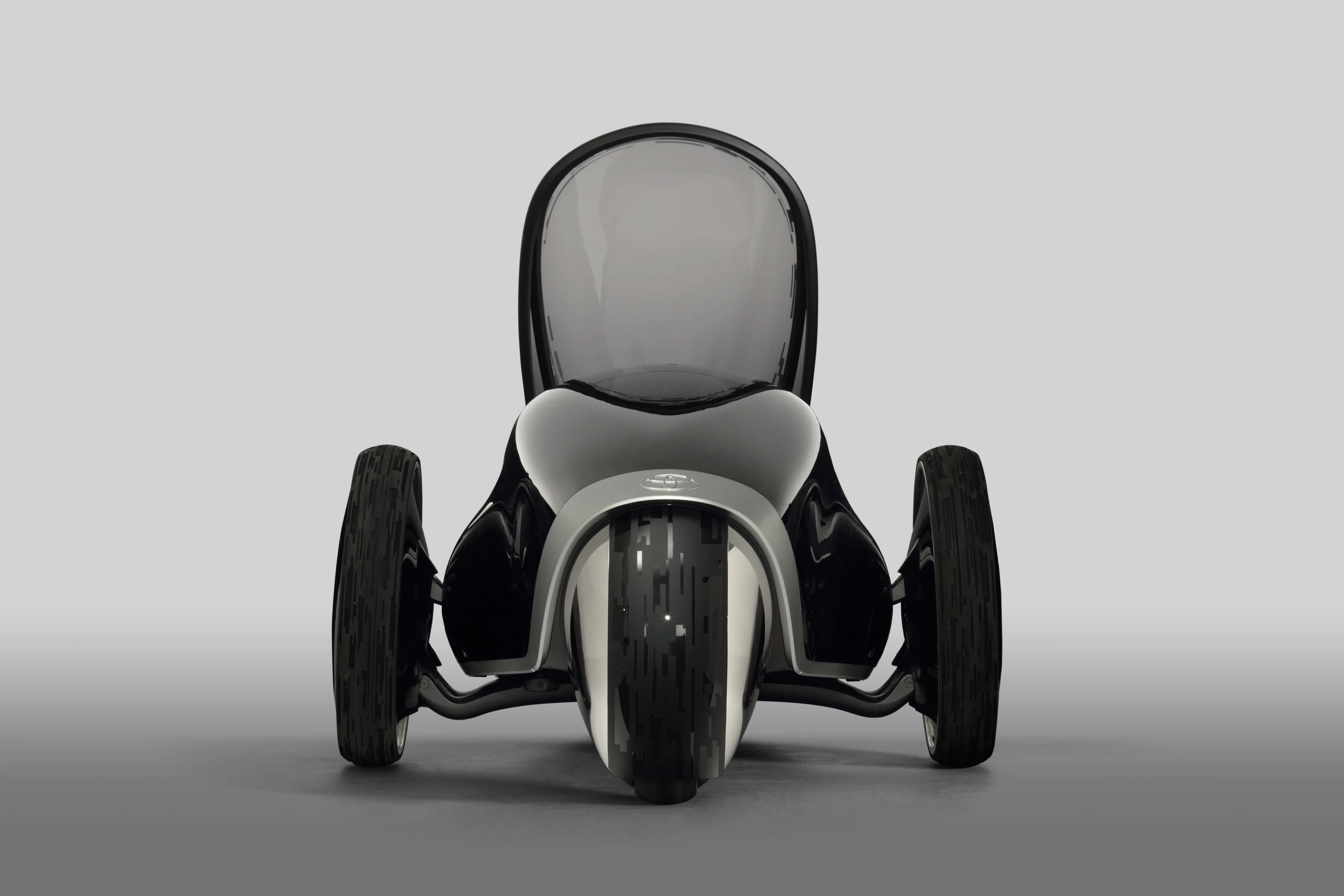 Toyota's FV2 Concept from the back, with the canopy raised