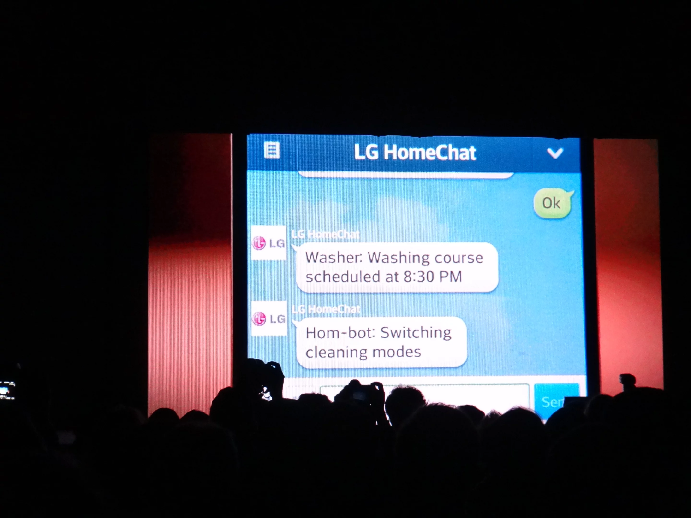 HomeChat users will be able to message their fridge from a grocery store to find out what they already have in stock, what they might need, and even if anything is about to expire