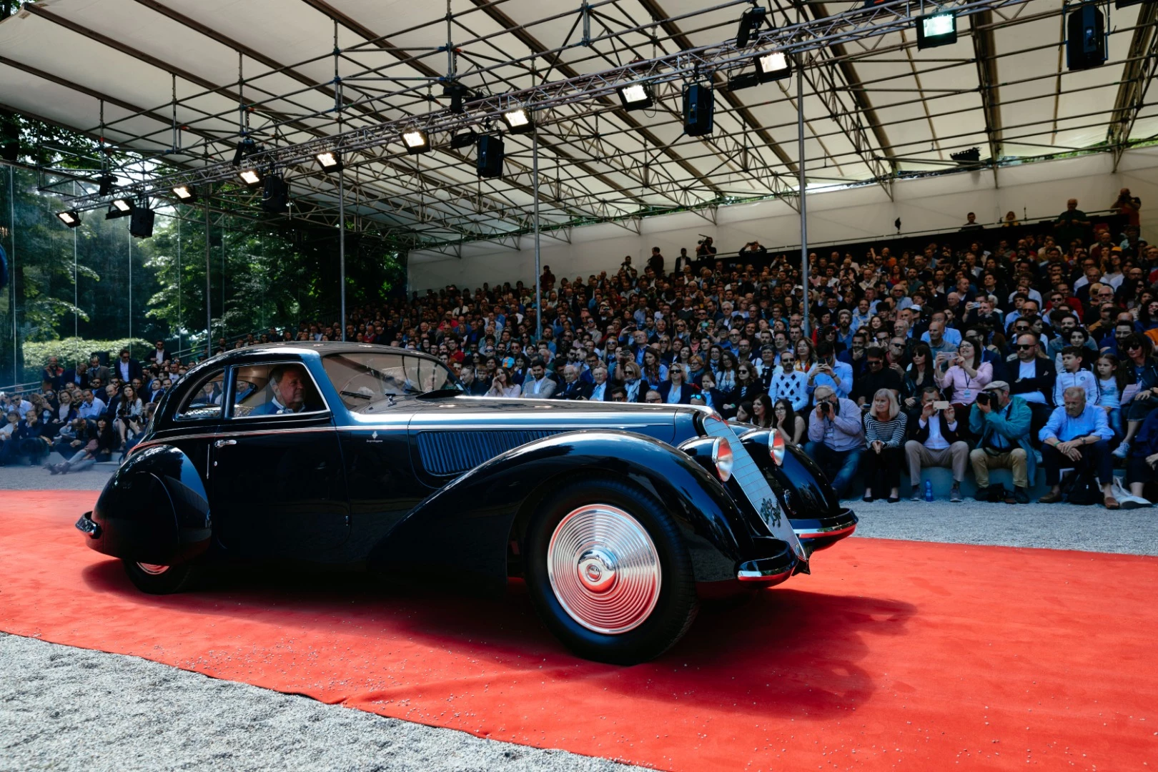 This 1937 Alfa Romeo 8C 2900B Touring Berlinetta owned by David and Ginny Sydorick