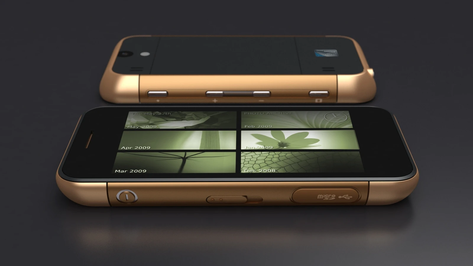 Aava Mobile's Moorestown-based smartphone features a micro SD slot and camera