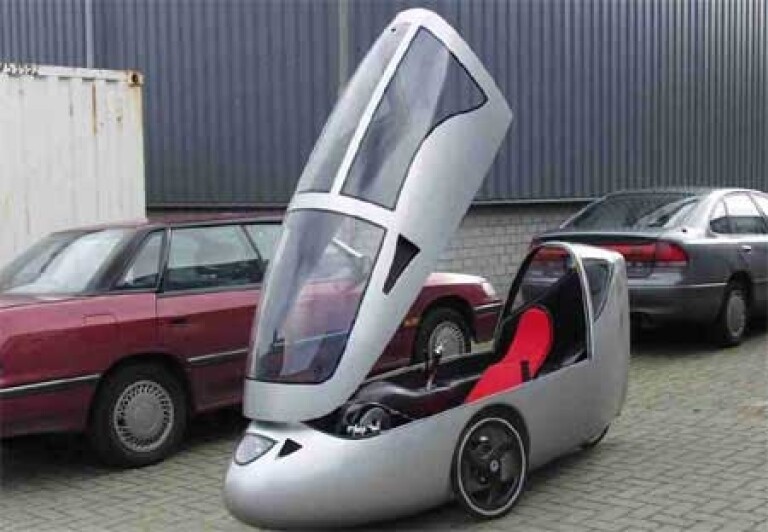 Aerorider FullyEnclosed electricassist bicycle