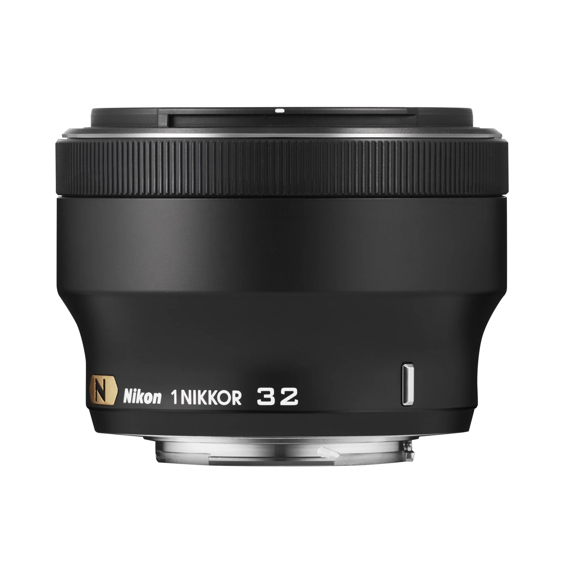 The Nikon 1 NIKKOR 32mm f/1.2 will be available in silver or black for US$900 when it goes on sale in June