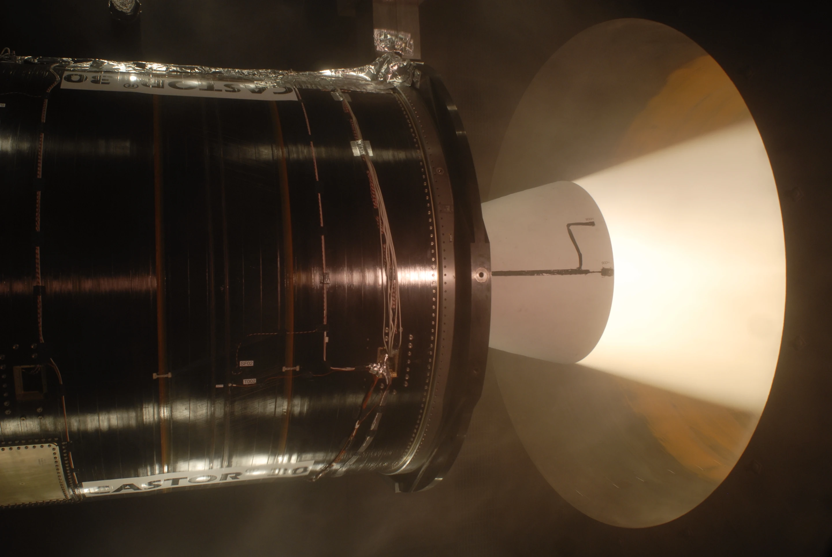 Test firing of Antares Caster 30 2nd Stage Motor (Image: Orbital Sciences Corporation)
