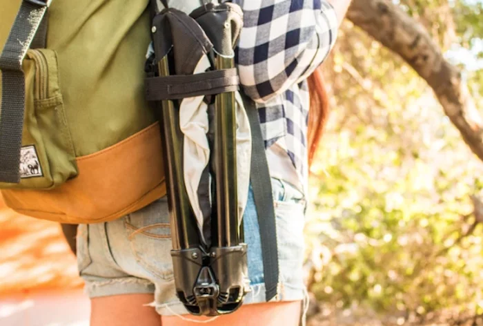 The Go Chair can fold up to a package just 11 in (28 cm) long and weighing under 3 lb (1.4 kg)