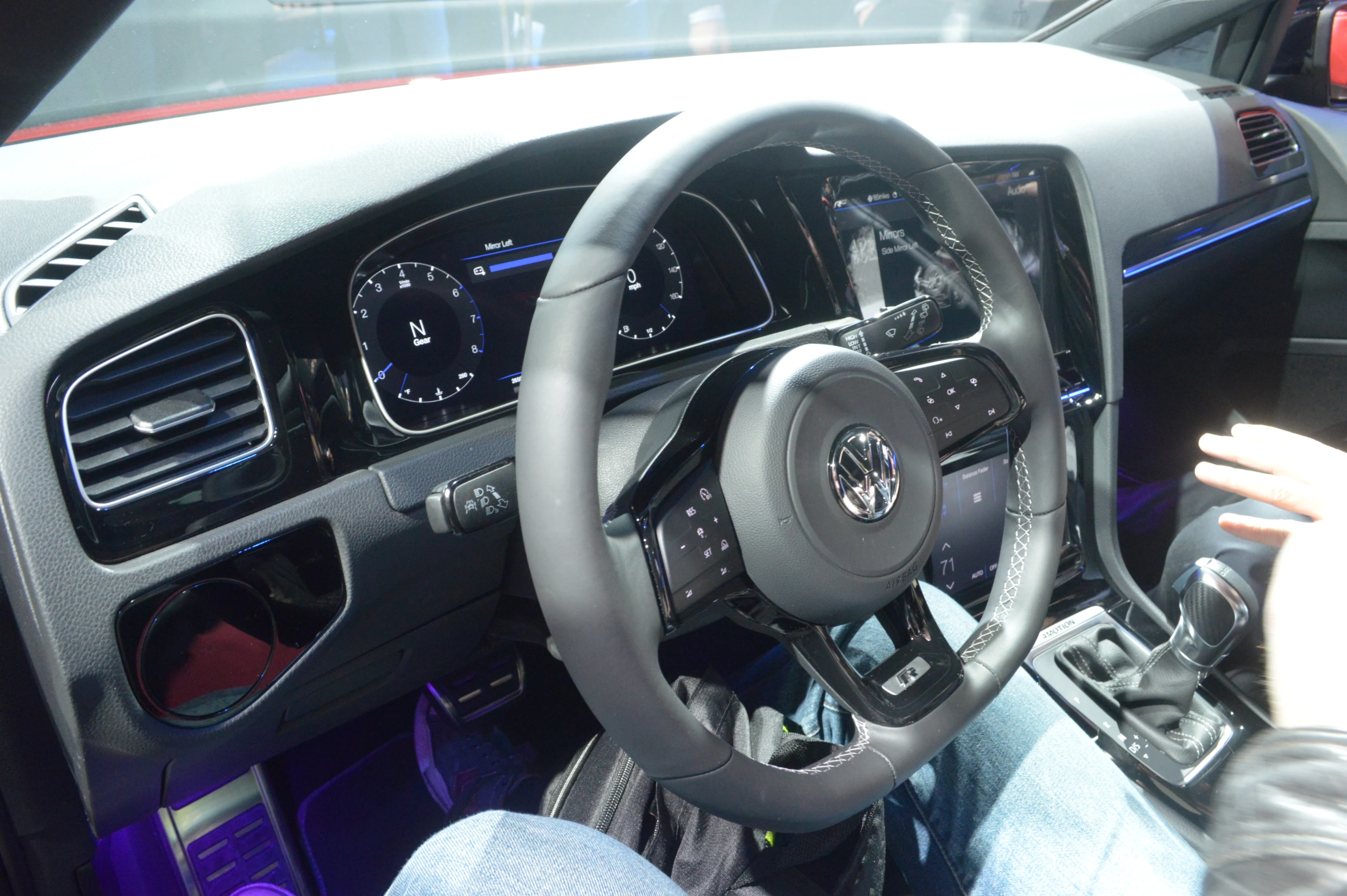 The VW Golf R Touch concept at CES 2015 (Photo: CC Weiss/Gizmag)