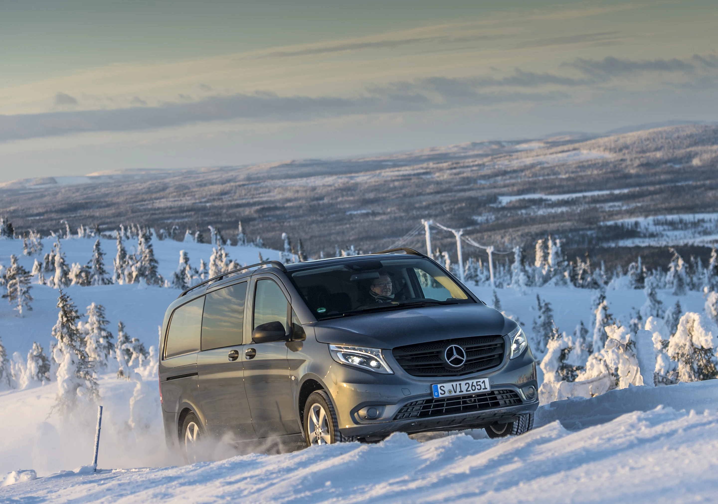 The new Mercedes Vito 4x4 is now available