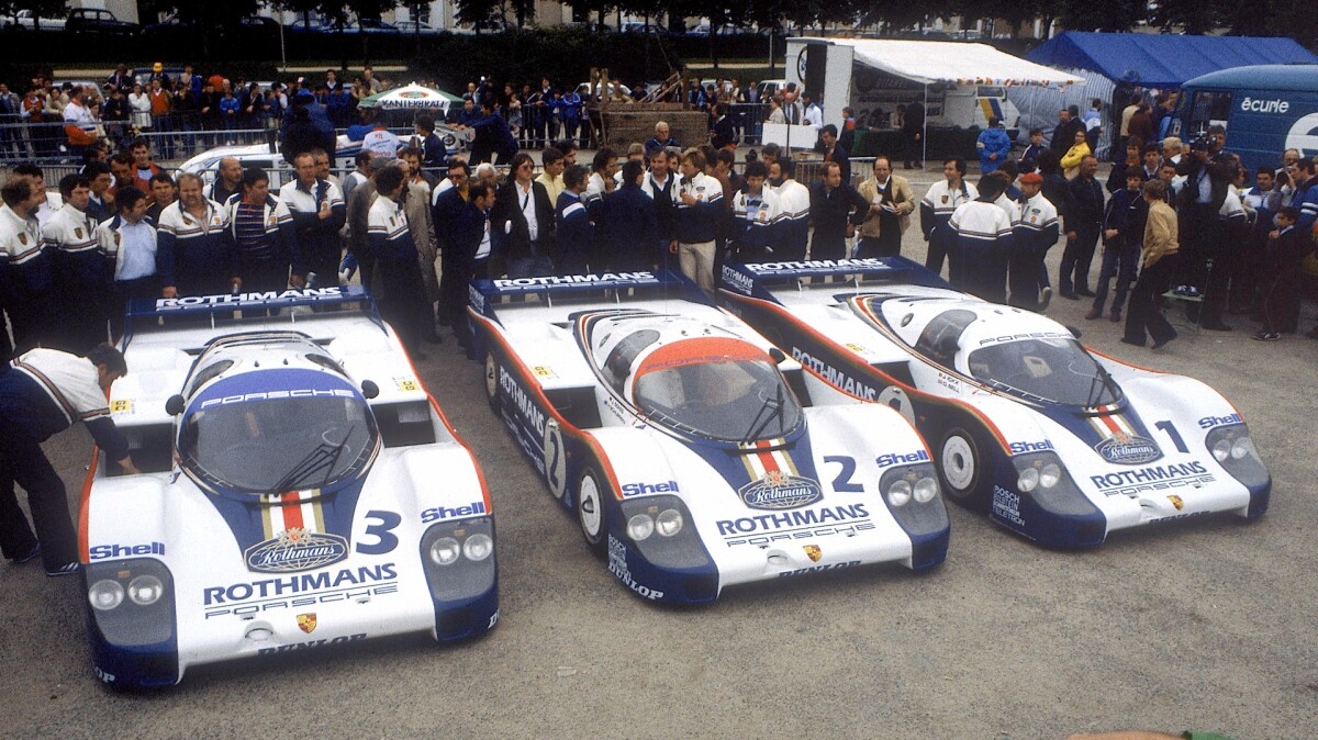 A 1982 Porsche 956 sold for $10,120,000 (Gooding)