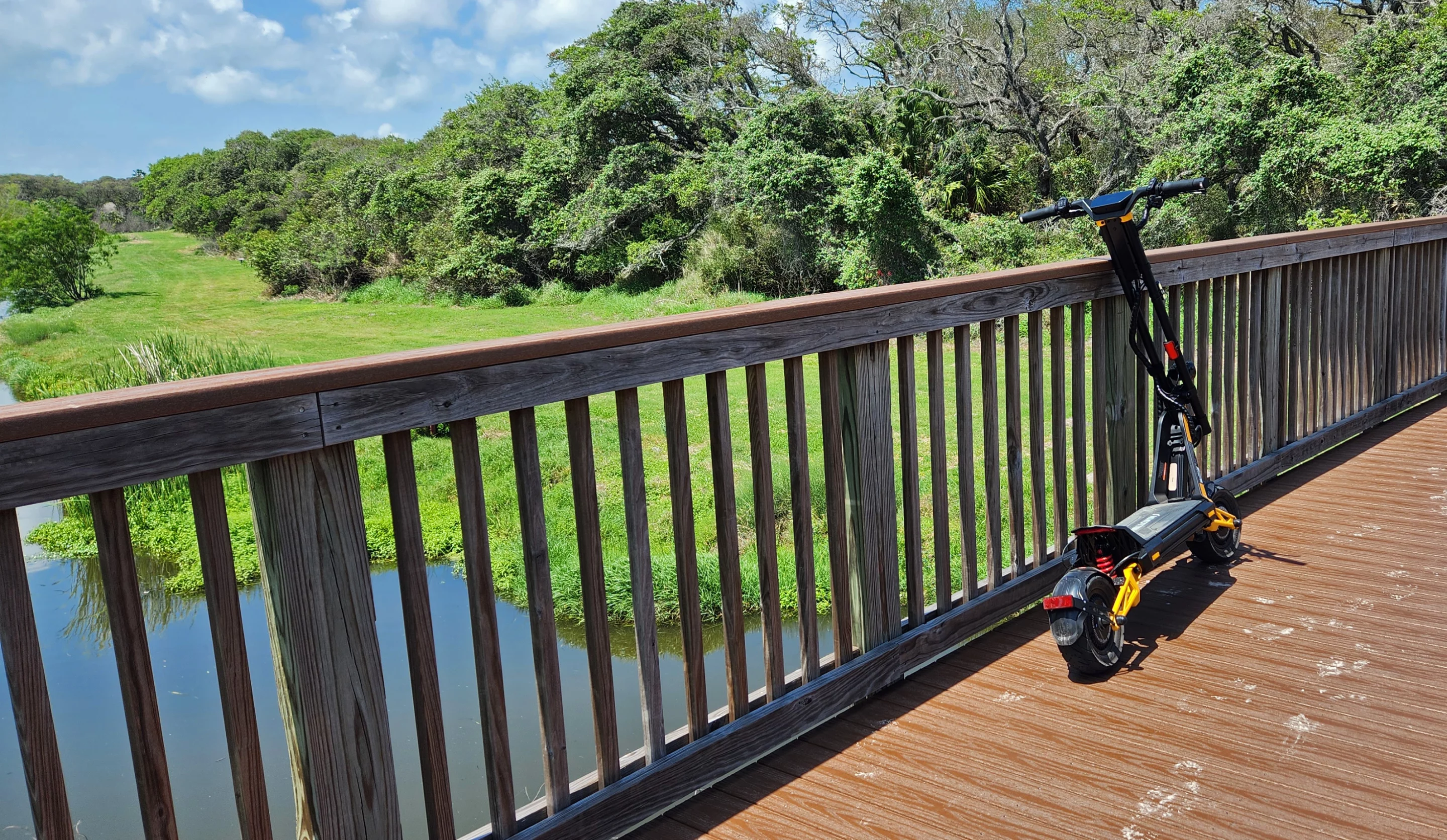 Should you find yourself on bike paths or walking trails, rest assured that outside of the rattling of the kickstand, you will still find peace in nature.