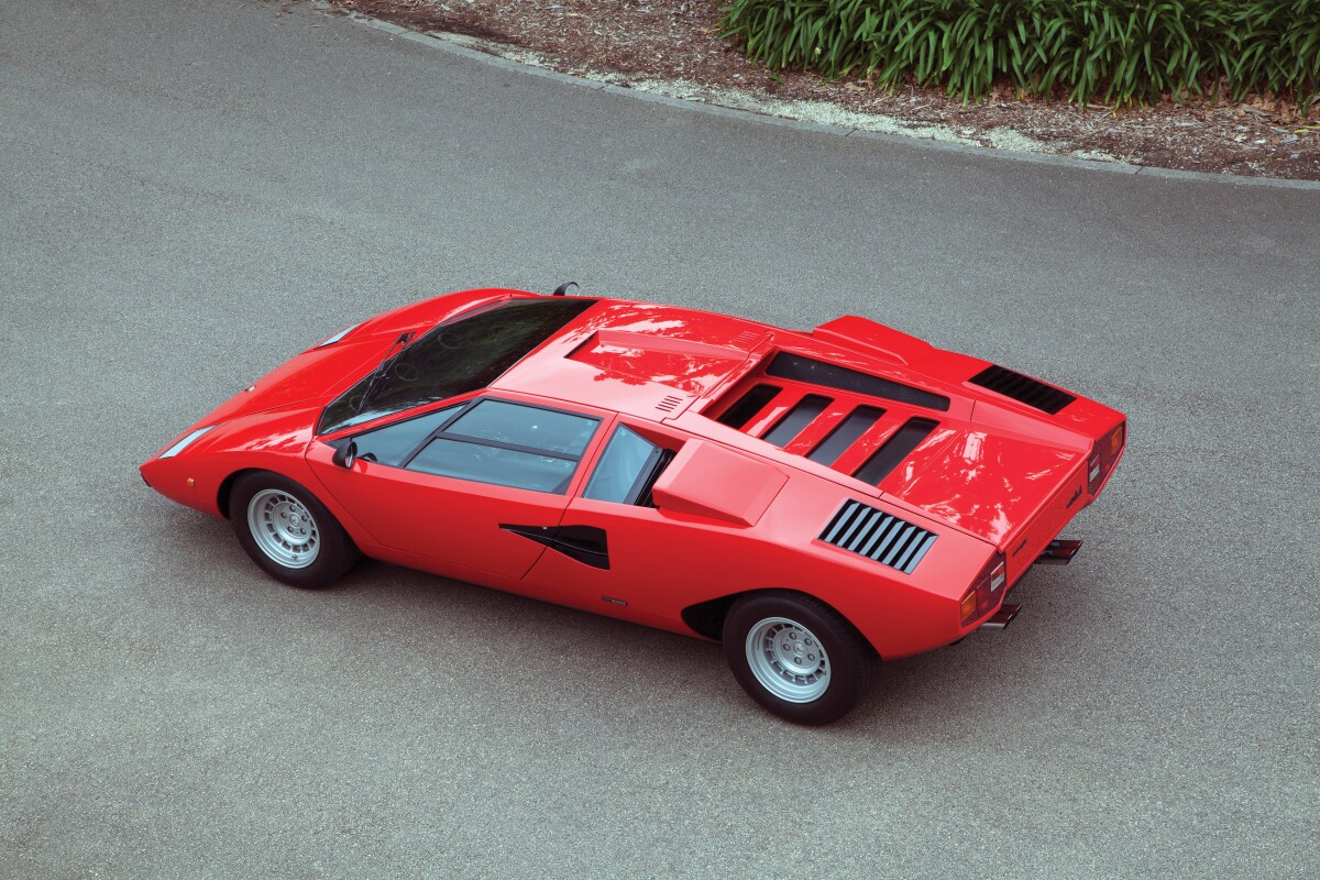 1977 Lamborghini Countach LP400 'Periscopio' (€1,130,000 - €1,450,000) (Photo: Stuart Kortekaas/RM Auctions)