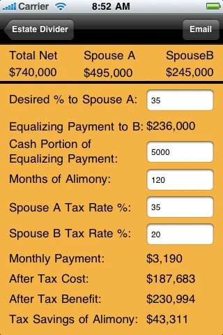 Estate Divider focuses on finance
