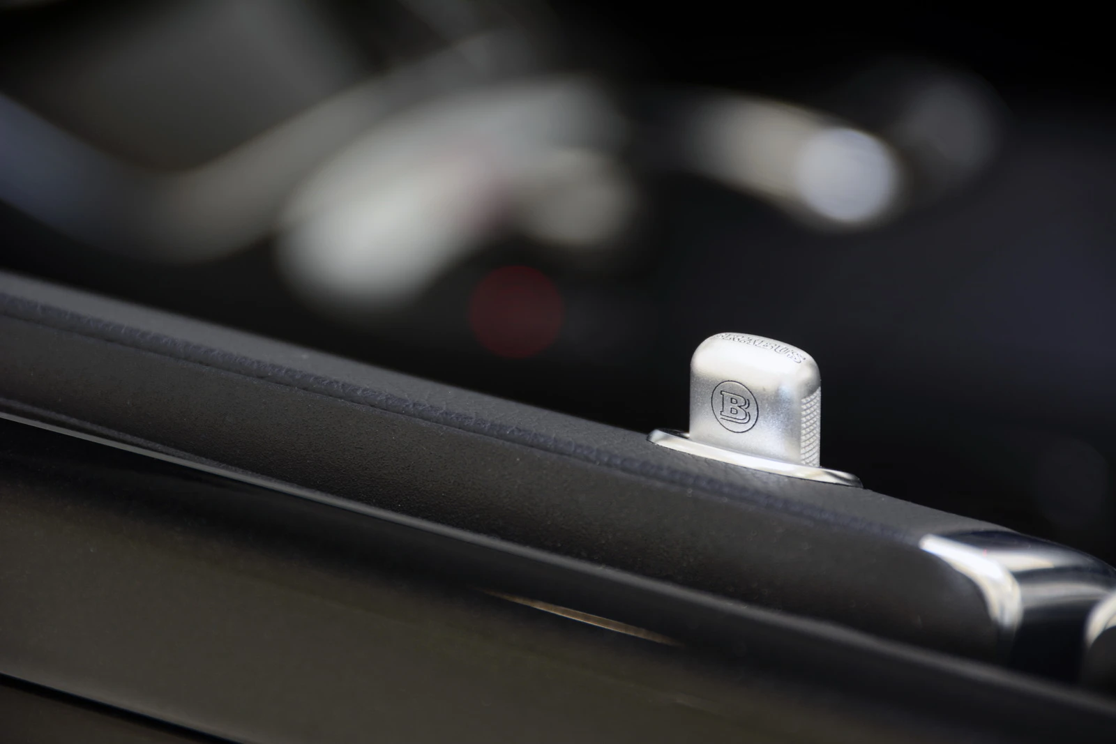 Brabus badges are scattered everywhere in the cabin