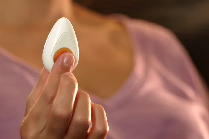 The Pip fits easily into your thumb and forefinger