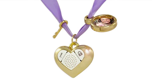Each iHeart Locket pendant emits its own code, and one pendant cannot be used to open a diary created with another