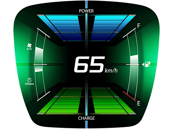 The EV-STER's driver display.