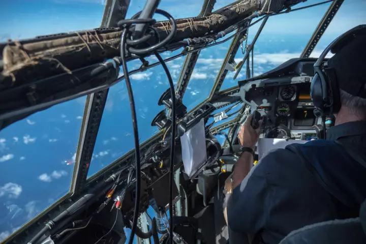The Ocean Cleanup carried out an aerial survey of the Great Pacific Garbage Patch in 2016