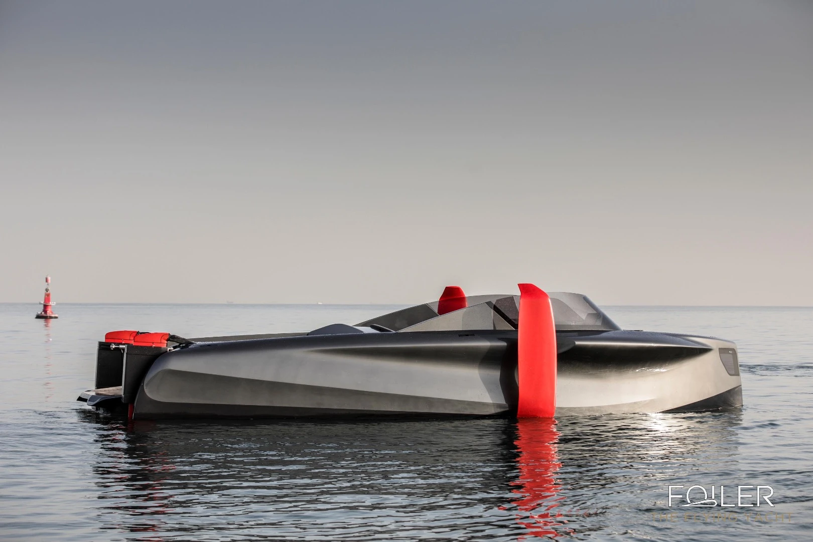 The foils are fully retractable