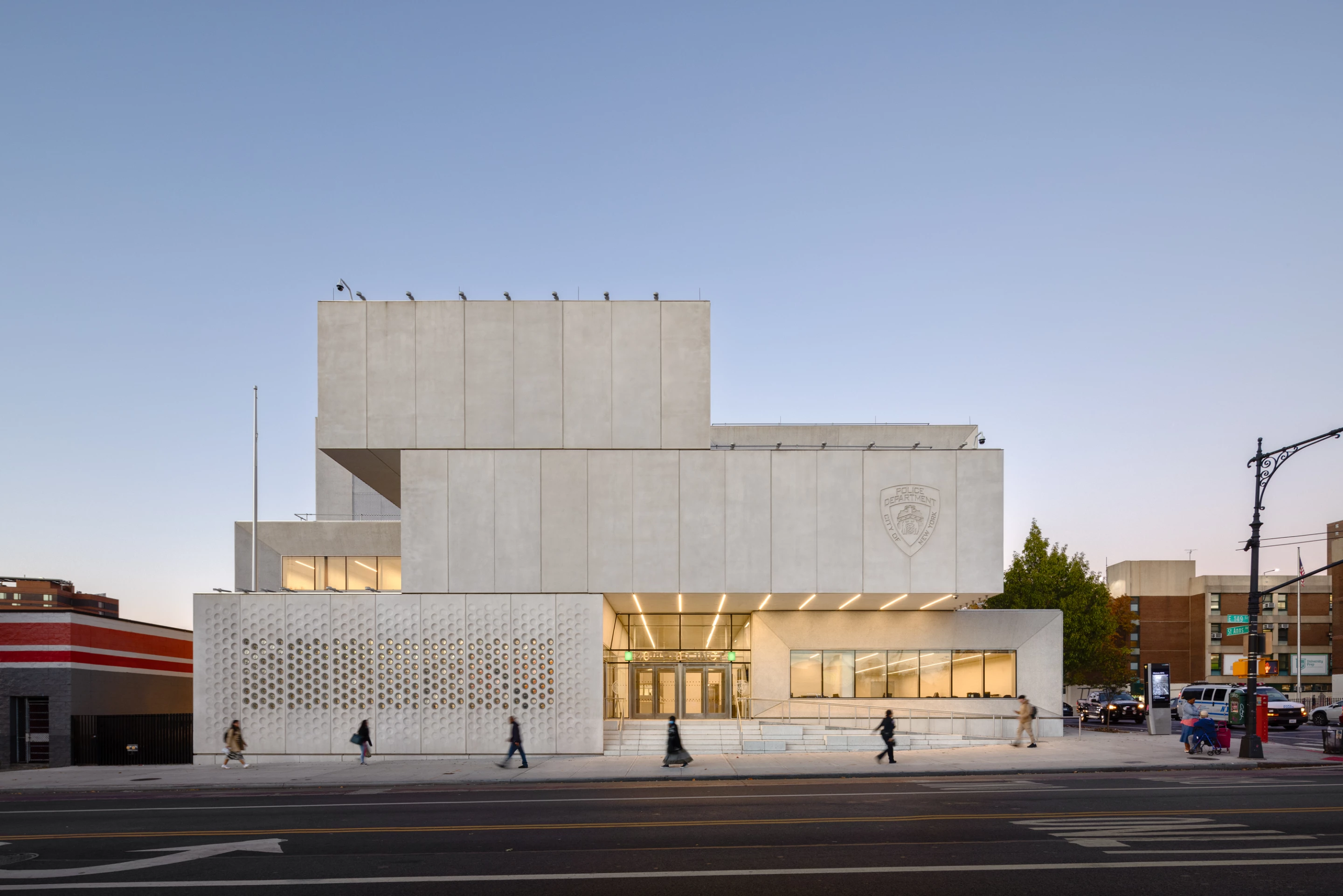 NYPD 40th Precinct, by Bjarke Ingels Group, is located in New York City, USA and is focused on community engagement