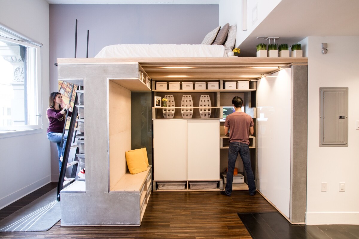 Multi Functional Space Saving Loft Squeezed Into Small San