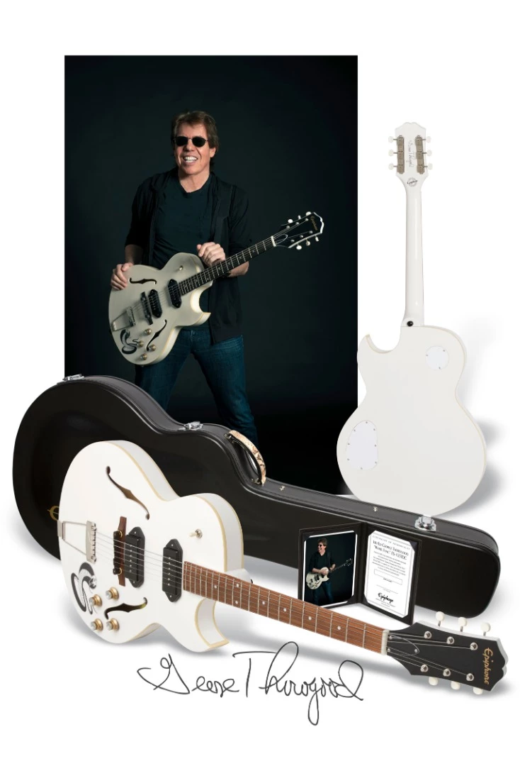 The "White Fang" ES-125TDC Outfit comes with a hand-signed certificate of authenticity, and a custom hard case