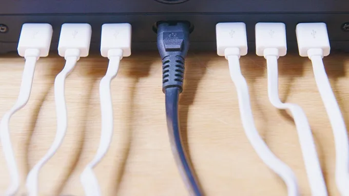 A bunch of USB ports is a clever addition in the smart alarm clock