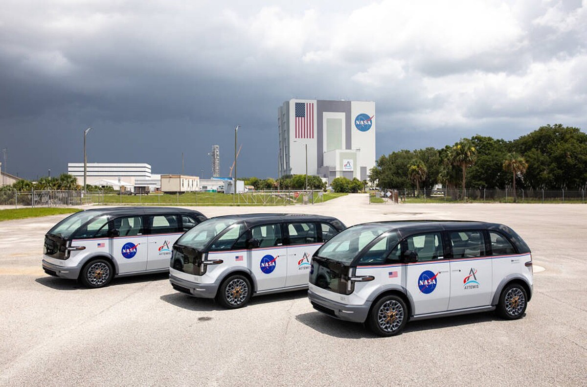 Canoo has reportedly delivered only a tiny number of vehicles so far, including these three to NASA