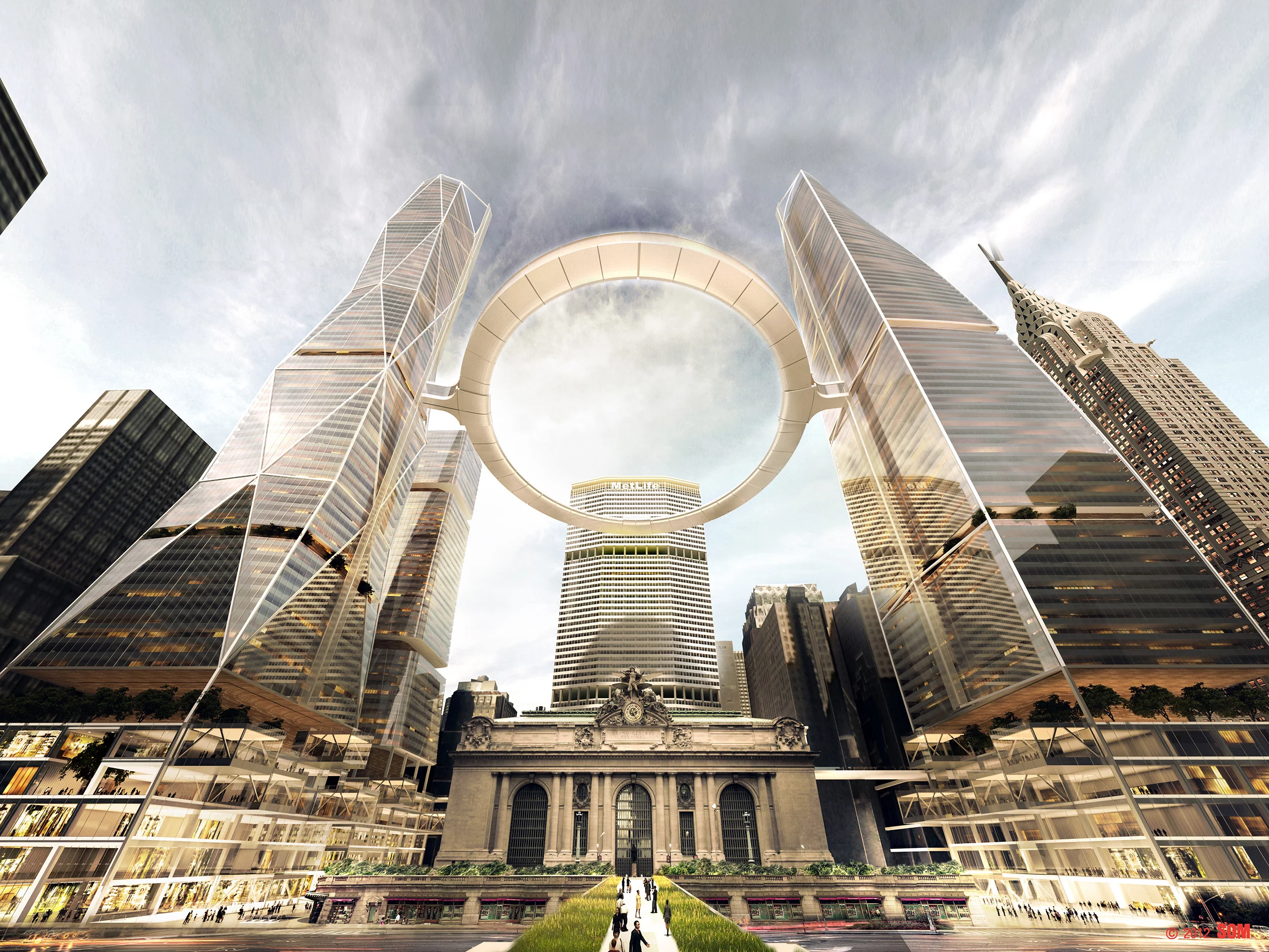 SOM's grand vision for the Grand Central Terminal of the future (Image: © 2012 SOM)