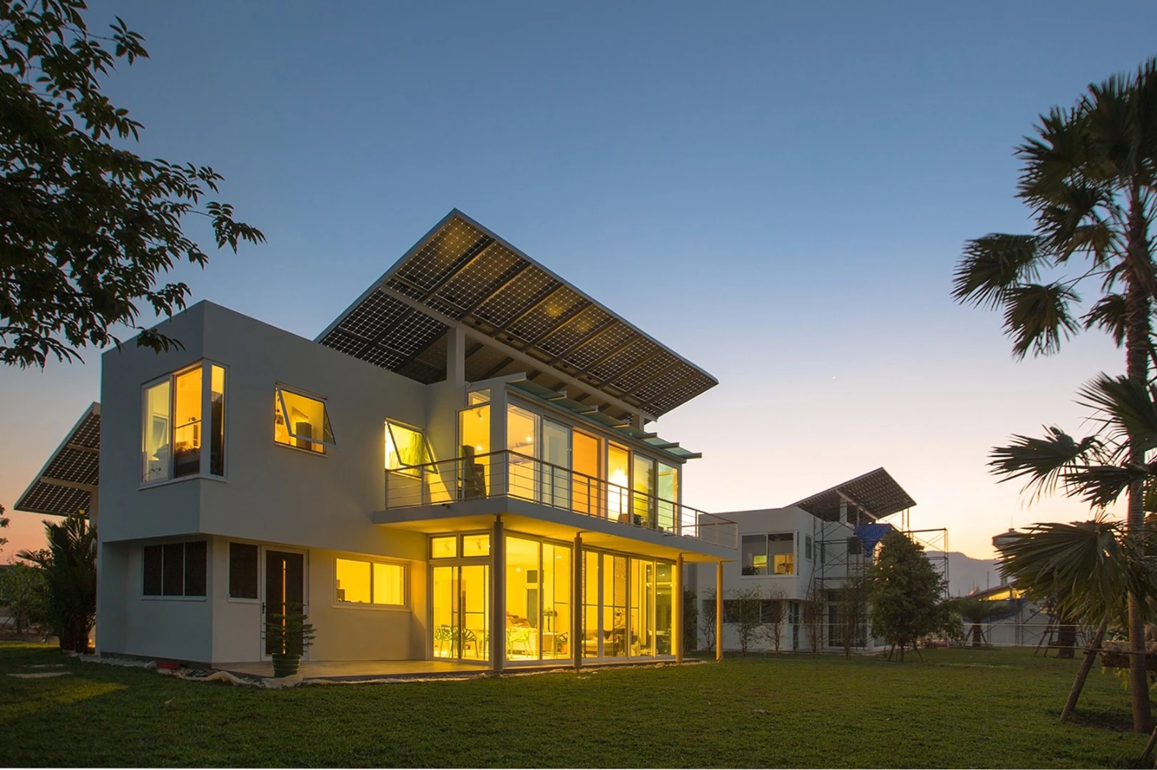 The Phi Suea House development will eventually have 114 kW of photovoltaic panels generating around 247 kWh of electricity a month