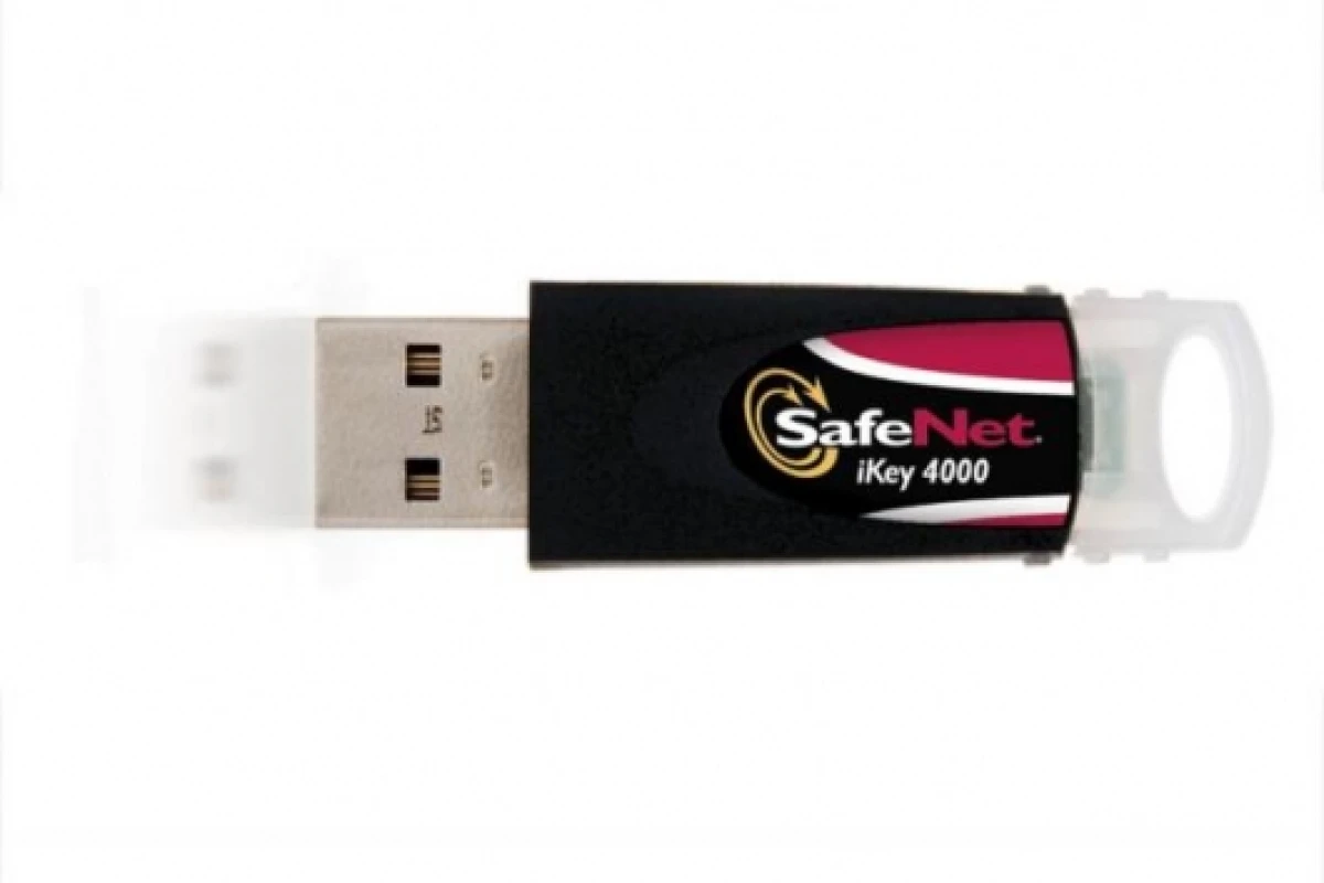 SafeNet's iKey 4000 USB security dongle
