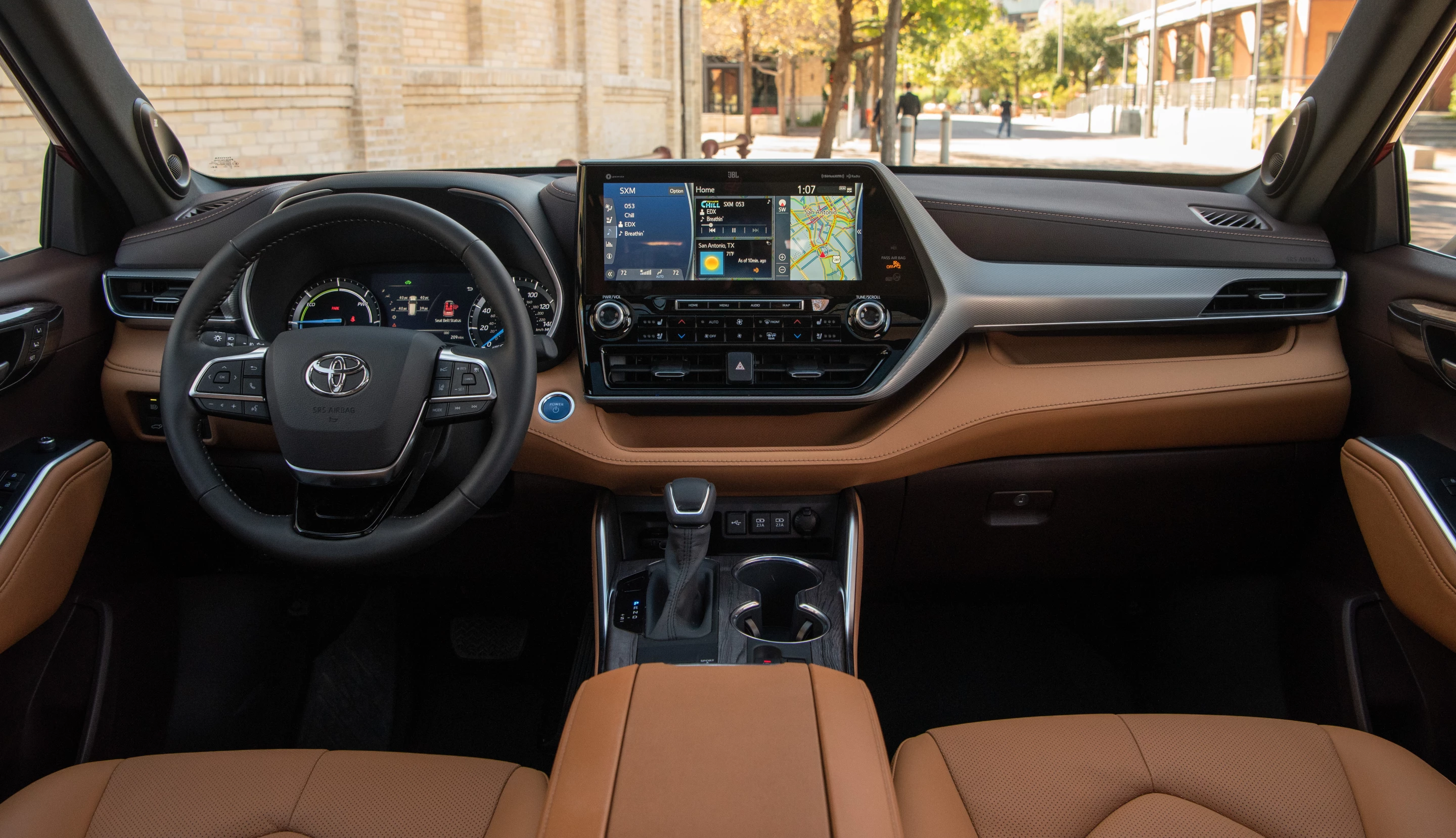 Technology in the 2020 Highlander Hybrid is improved, as Toyota slowly but surely upgrades infotainment