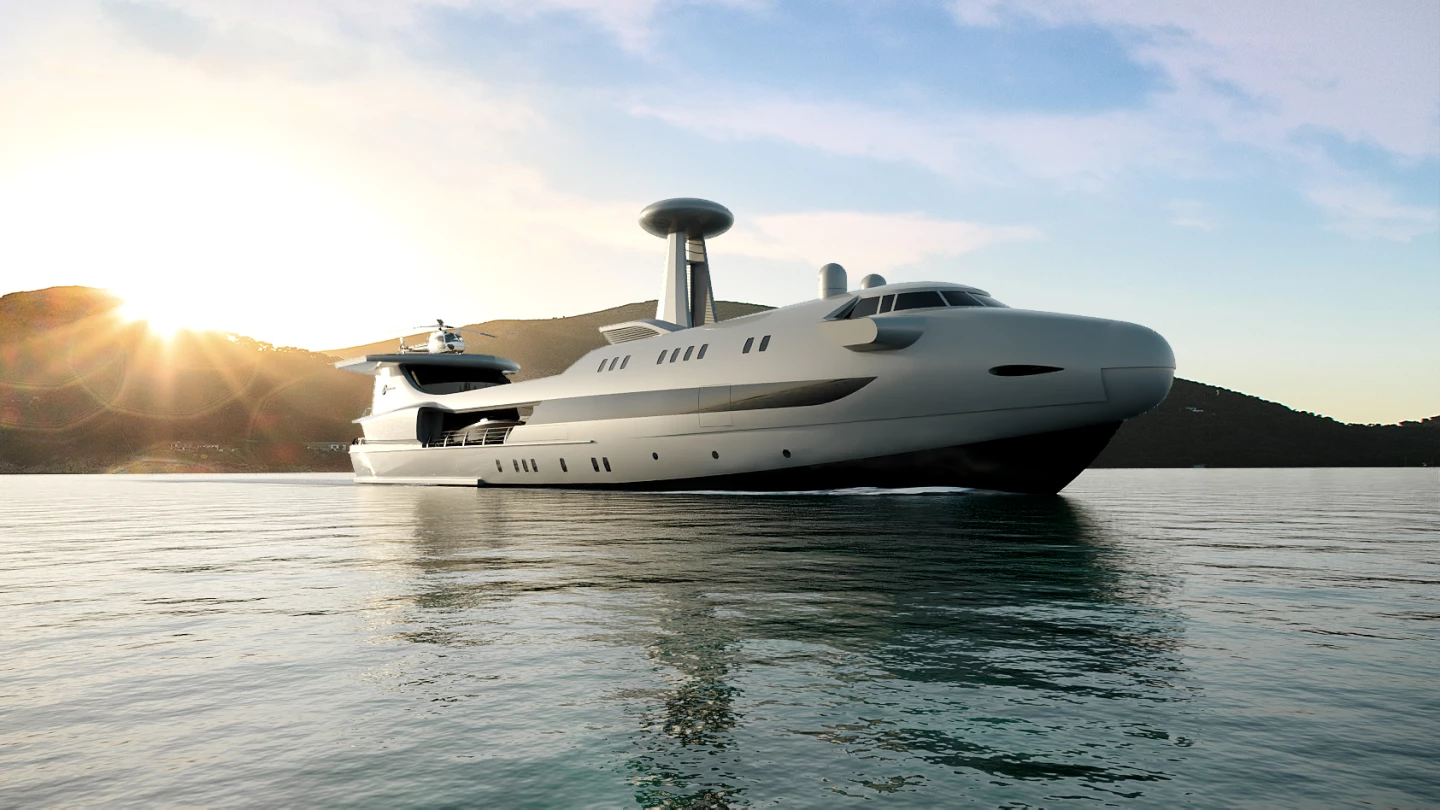 Codecasa starts off with a very plane-like nose and body before breaking into a more nautical design